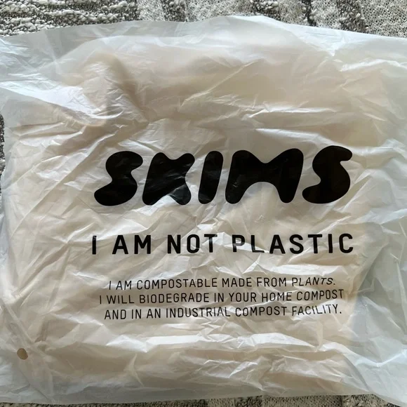 NWT SKIMS Super Cropped Shirt in Sand - XL - Picture 6 of 9